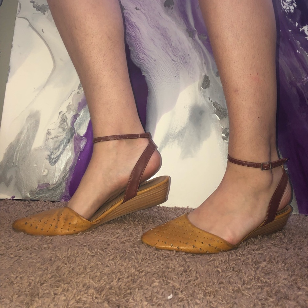 vintage small healed wedges